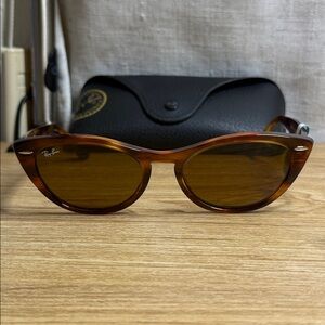 Ray-Ban Cat Sunglasses Nina ORB4314N 54/18  Tortoise Front with Temples